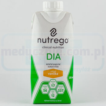 Nutrego DIA 330 ml dieta dla pacjentów z cukrzycą Waniliowy